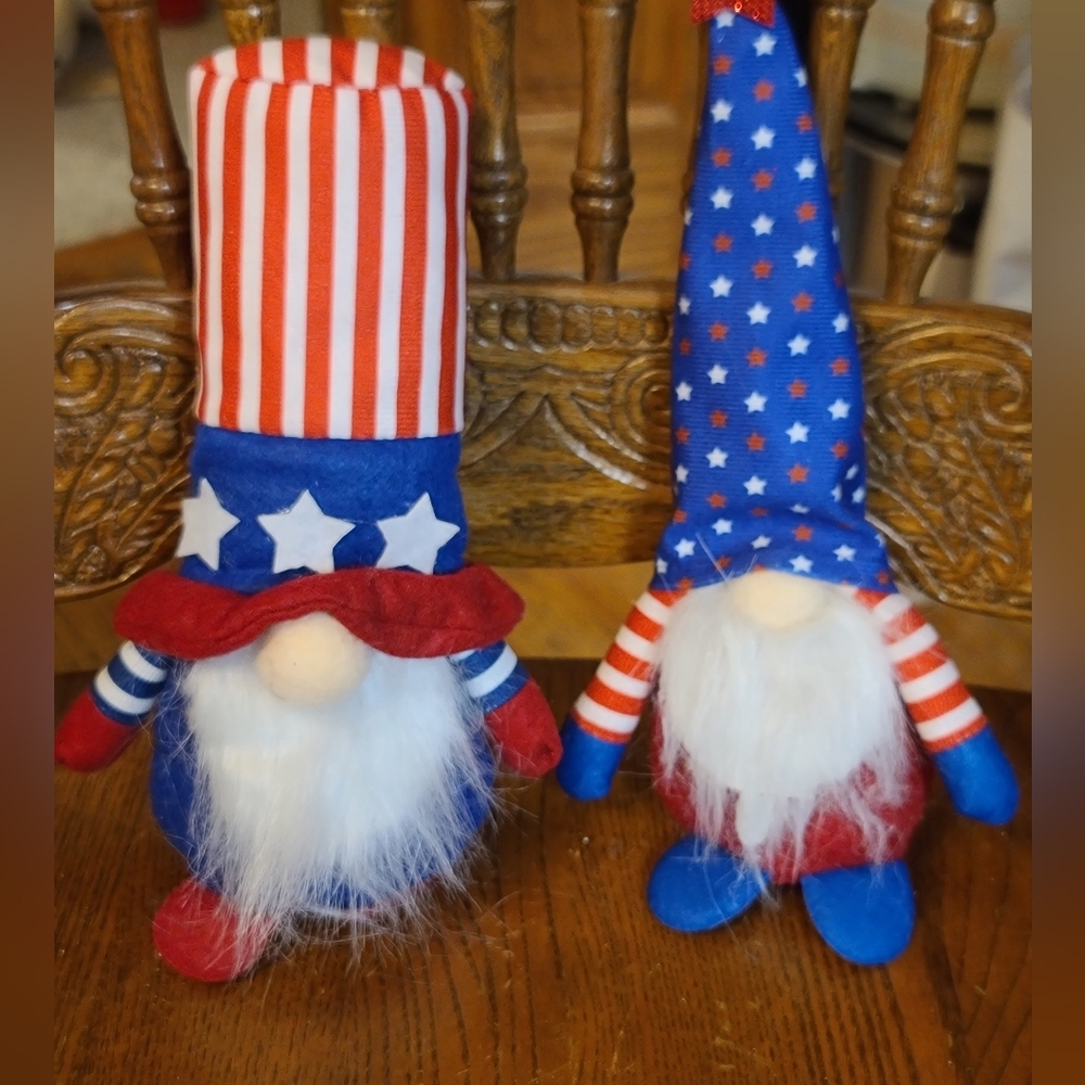 Patriotic Gnome Plush Set